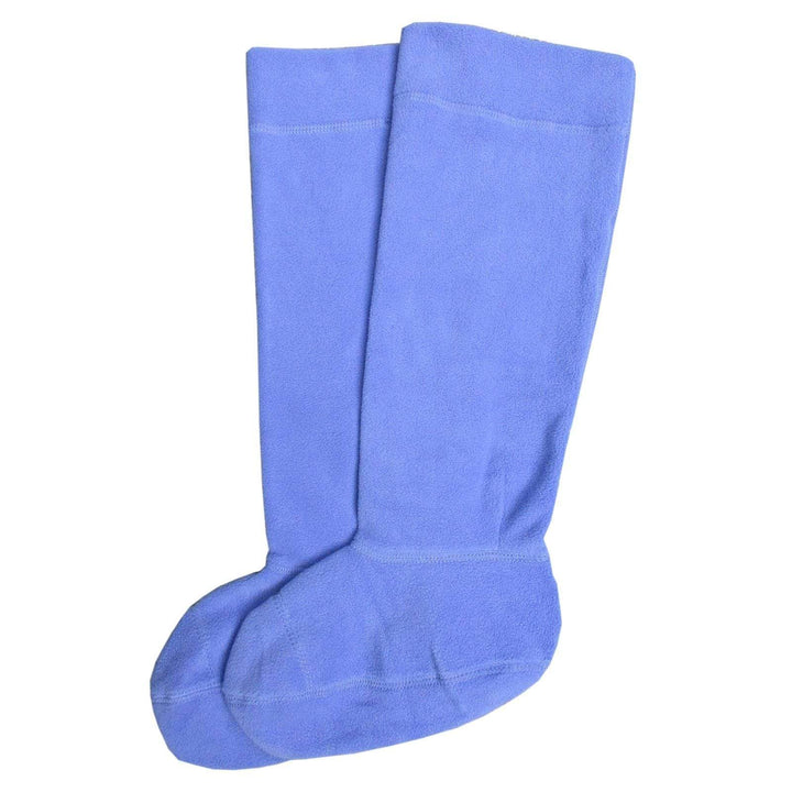 Adults Fleece Welly Liner Socks Wellies Wellington Boots Blue Iris / UK 3-4