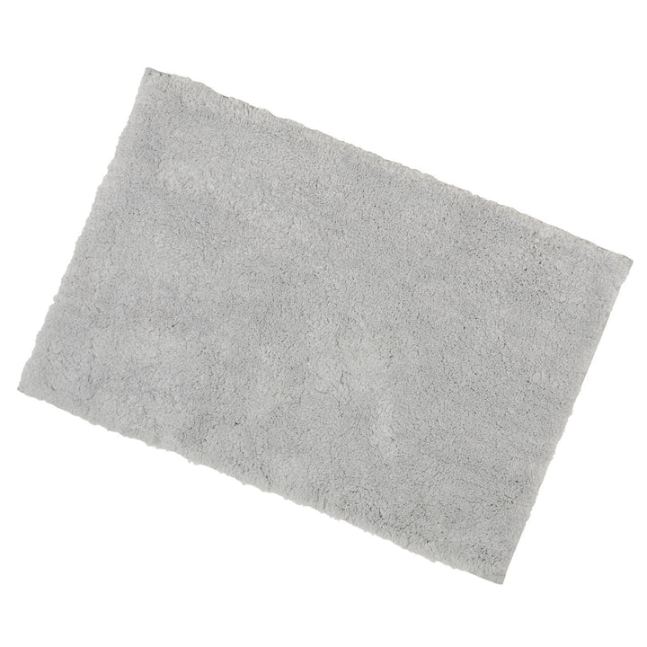 Soft Tufted Bathroom Bath Shower Mat Non-Slip Backing 12 Colours Grey / 50x80cm