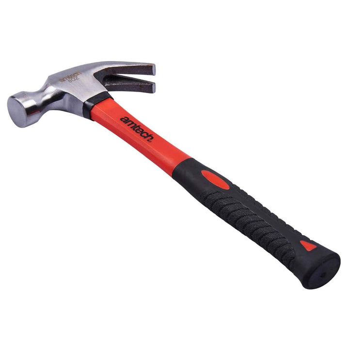 Amtech Fibreglass Shaft Claw Hammer 8oz 16oz 20oz