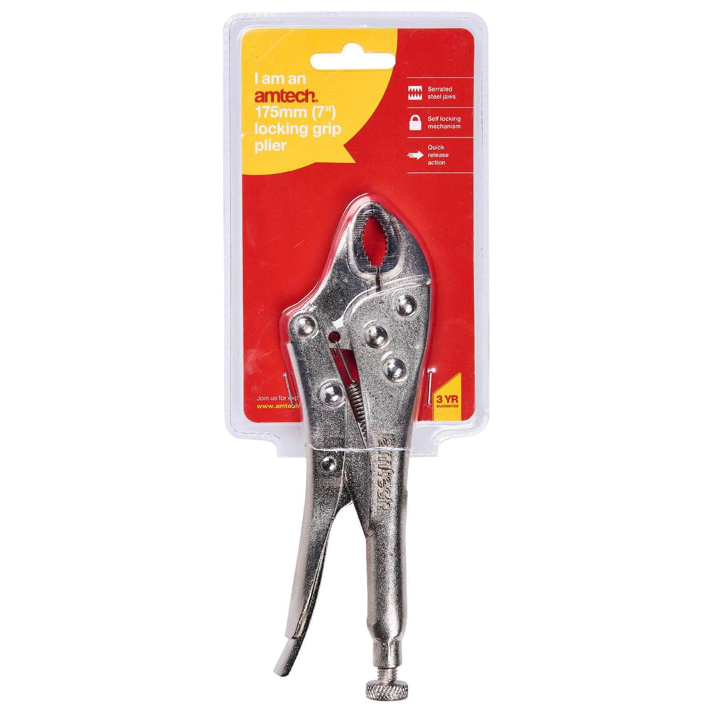 Amtech 7" Locking Grip Plier Quick Release