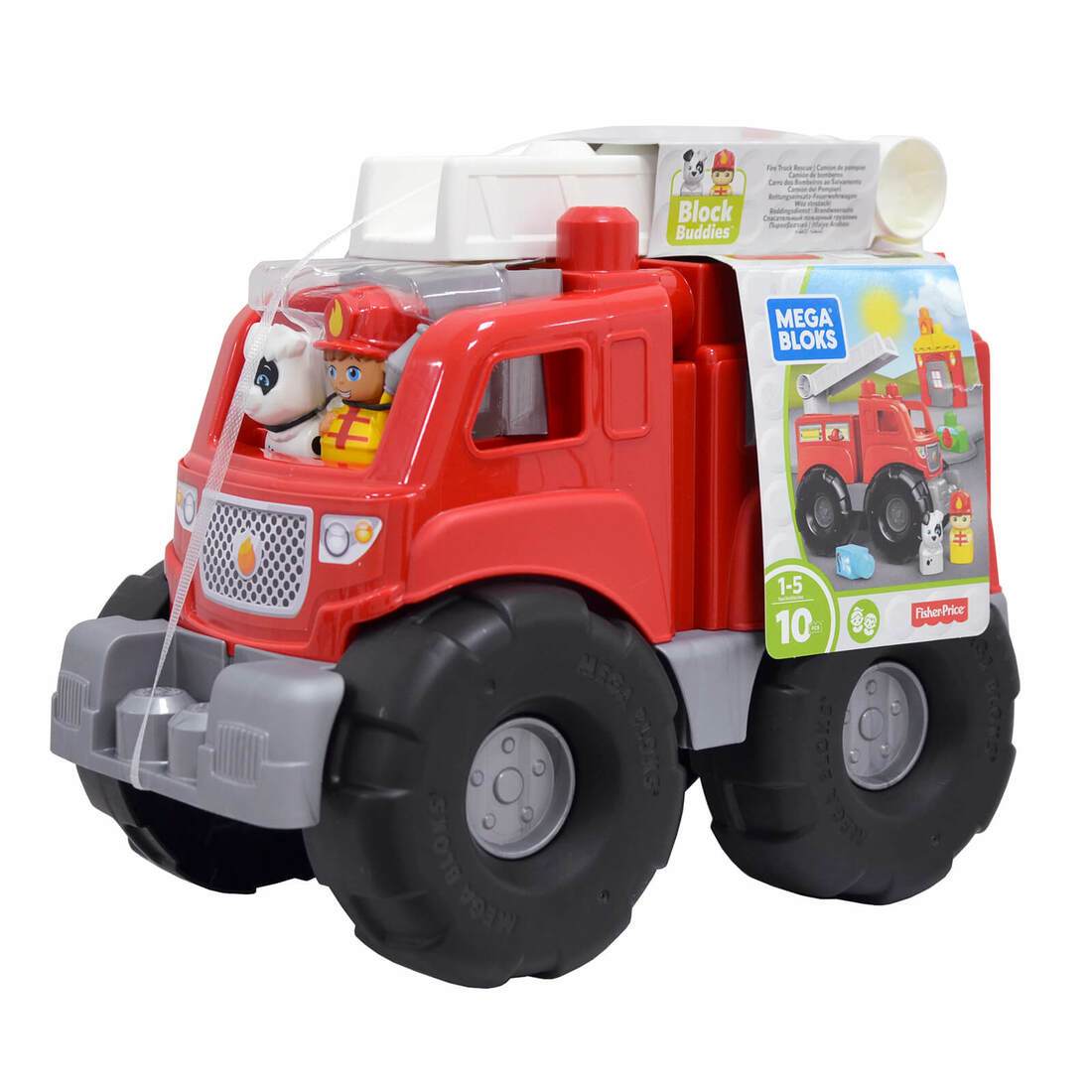 Mega Bloks Fire Truck Rescue First Builders Playset – XS-Stock.co.uk