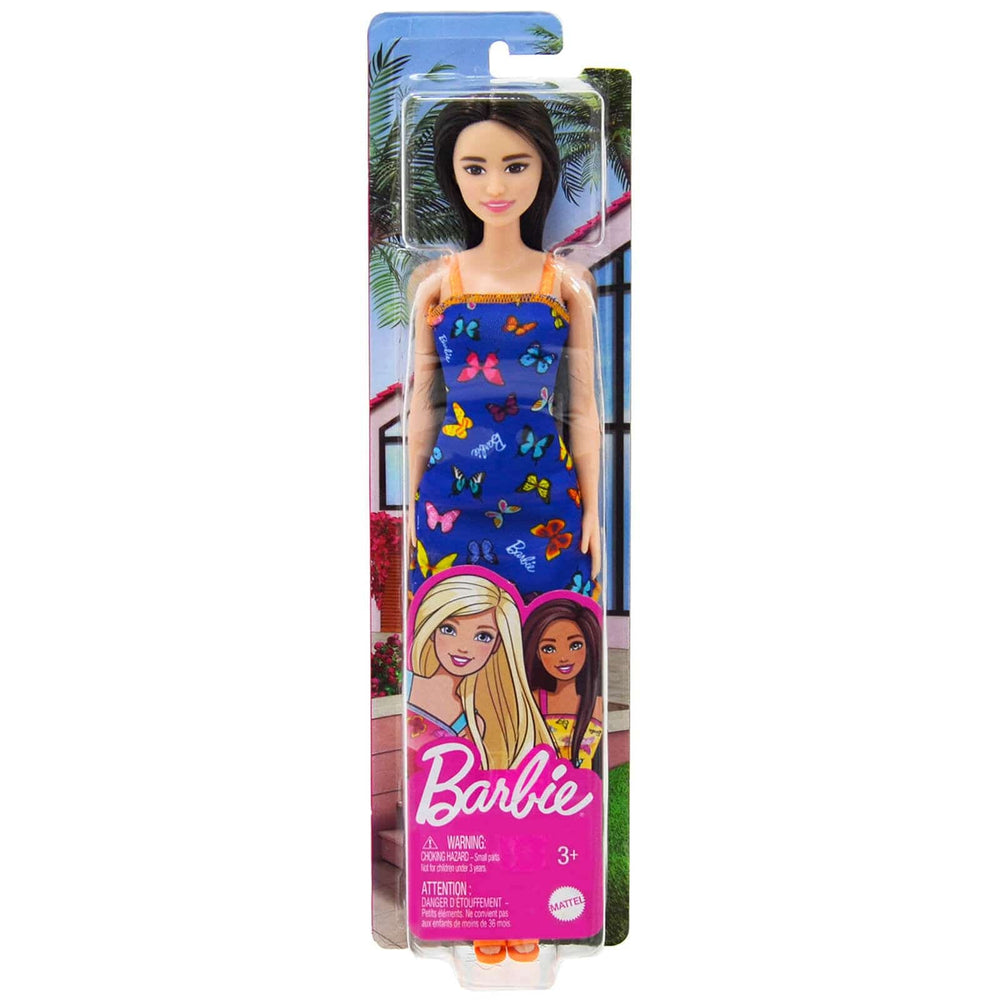 Barbie Fashion Doll Summer Butterfly Sun Dress Sandals 29cm Blue