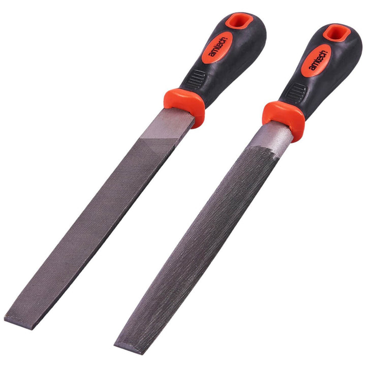 Amtech 2 Piece 150mm File Set Comfort Grip