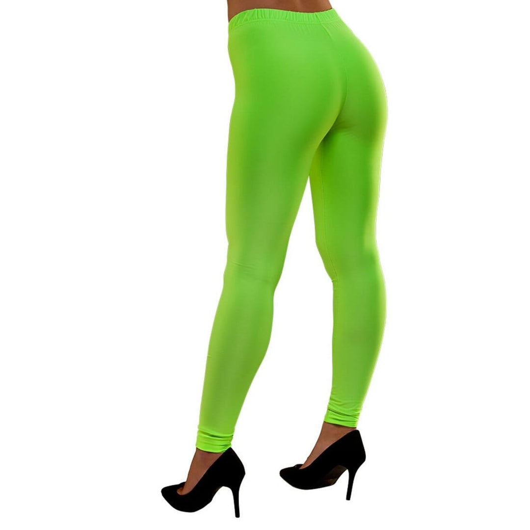 80s Neon Leggings Fancy Dress Costume Halloween Disco Dance – XS-Stock.co.uk