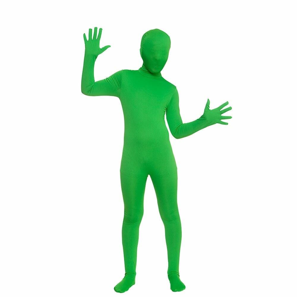 Kidz Skinz Suit - Full-Body Costume for Dress-Up Fun and Mischief Green / M