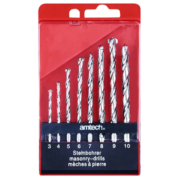 Amtech 8 Piece Masonry Drill Bit Set Pro