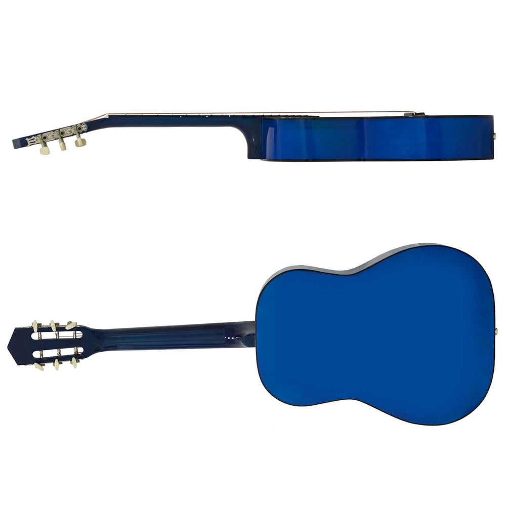 Lagrima 38" Acoustic Guitar Beginners Kit Blue Classical