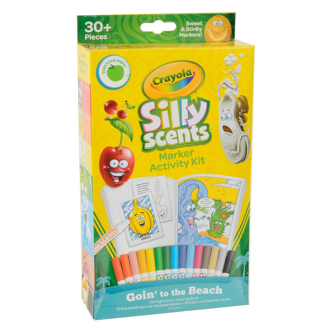 Crayola Silly Scents Marker Activity Kit Beach Trip Colouring