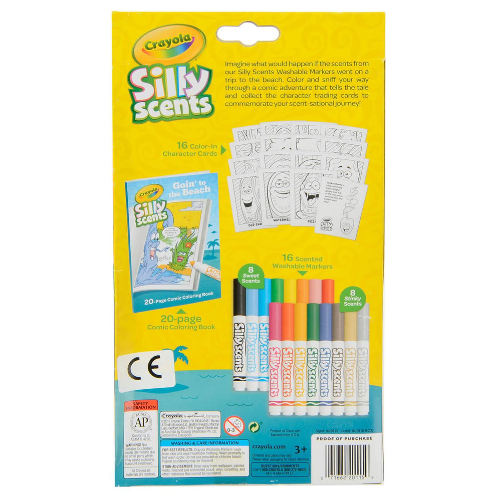 Crayola Silly Scents Marker Activity Kit Beach Trip Colouring