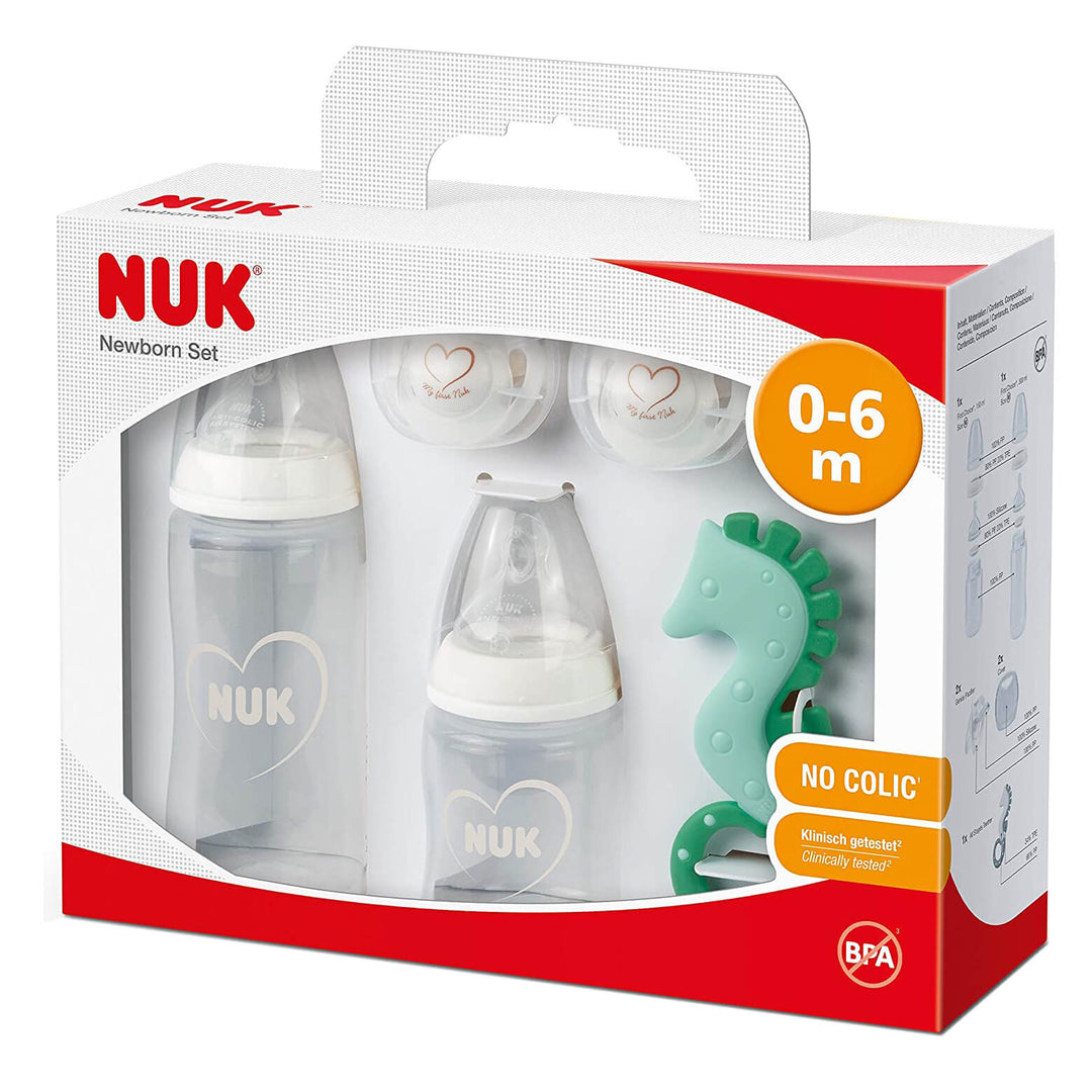 NUK Newborn Set Bottles Silicone Teats Soothers Teether