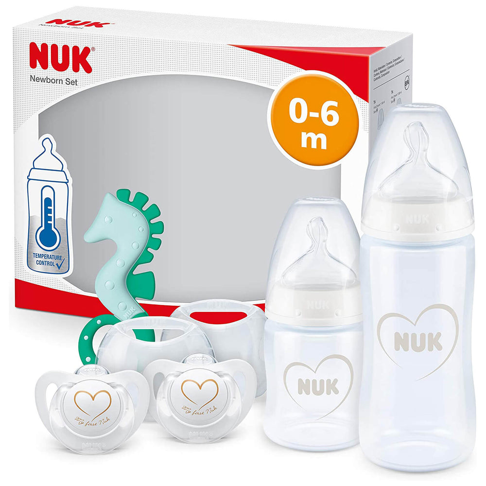 NUK Newborn Set Bottles Silicone Teats Soothers Teether