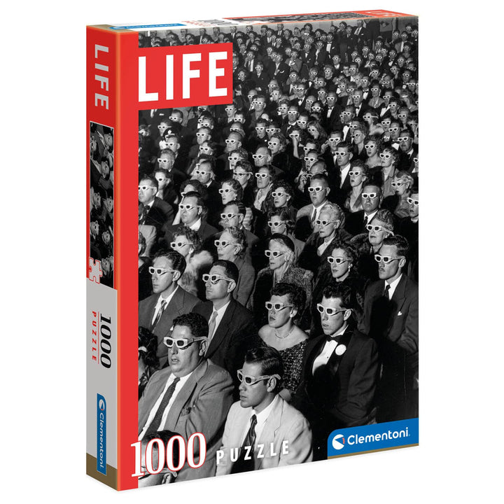 Life Magazine Cover Photo Jigsaw Puzzle Black White 1000 Pieces Life in 3D