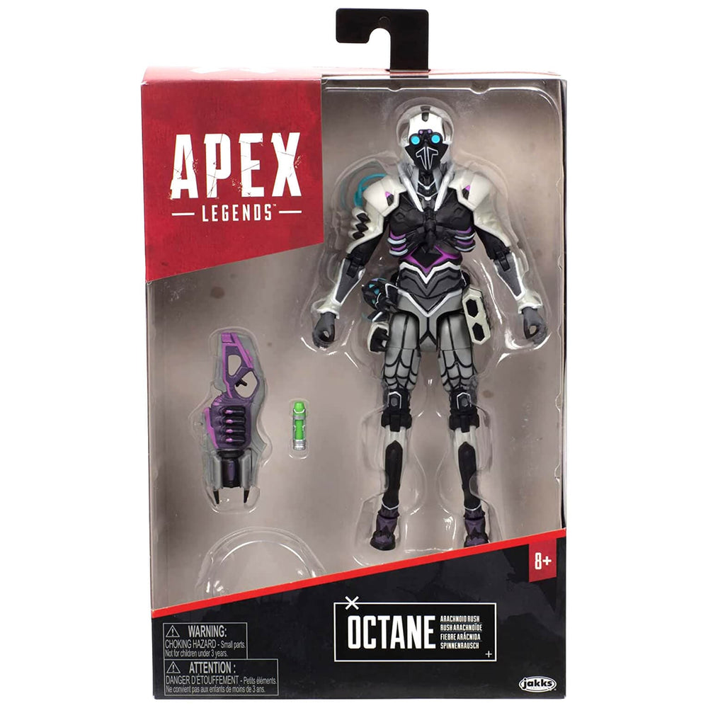 Apex Legends Action Figure With Accessories Fully Posable 15cm Octane - White