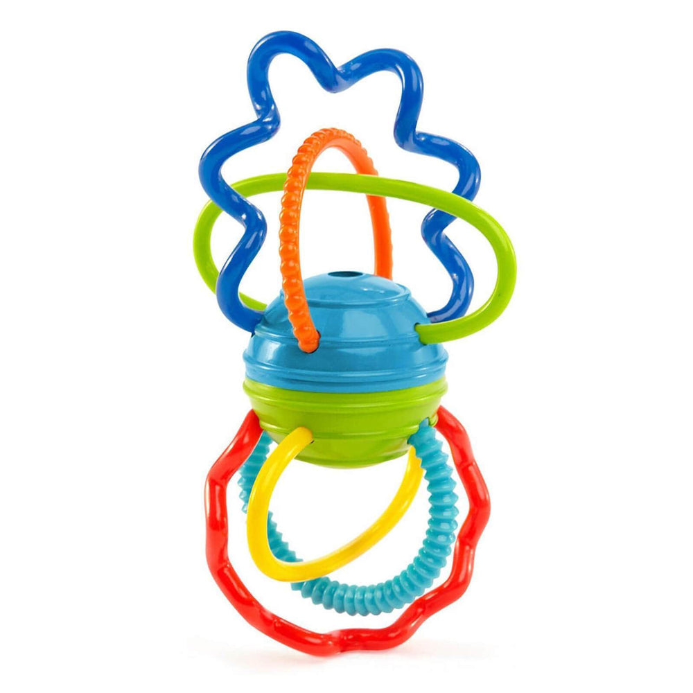 Oball Clickity Twist Teething Toy Fun Sounds Soother 3m+