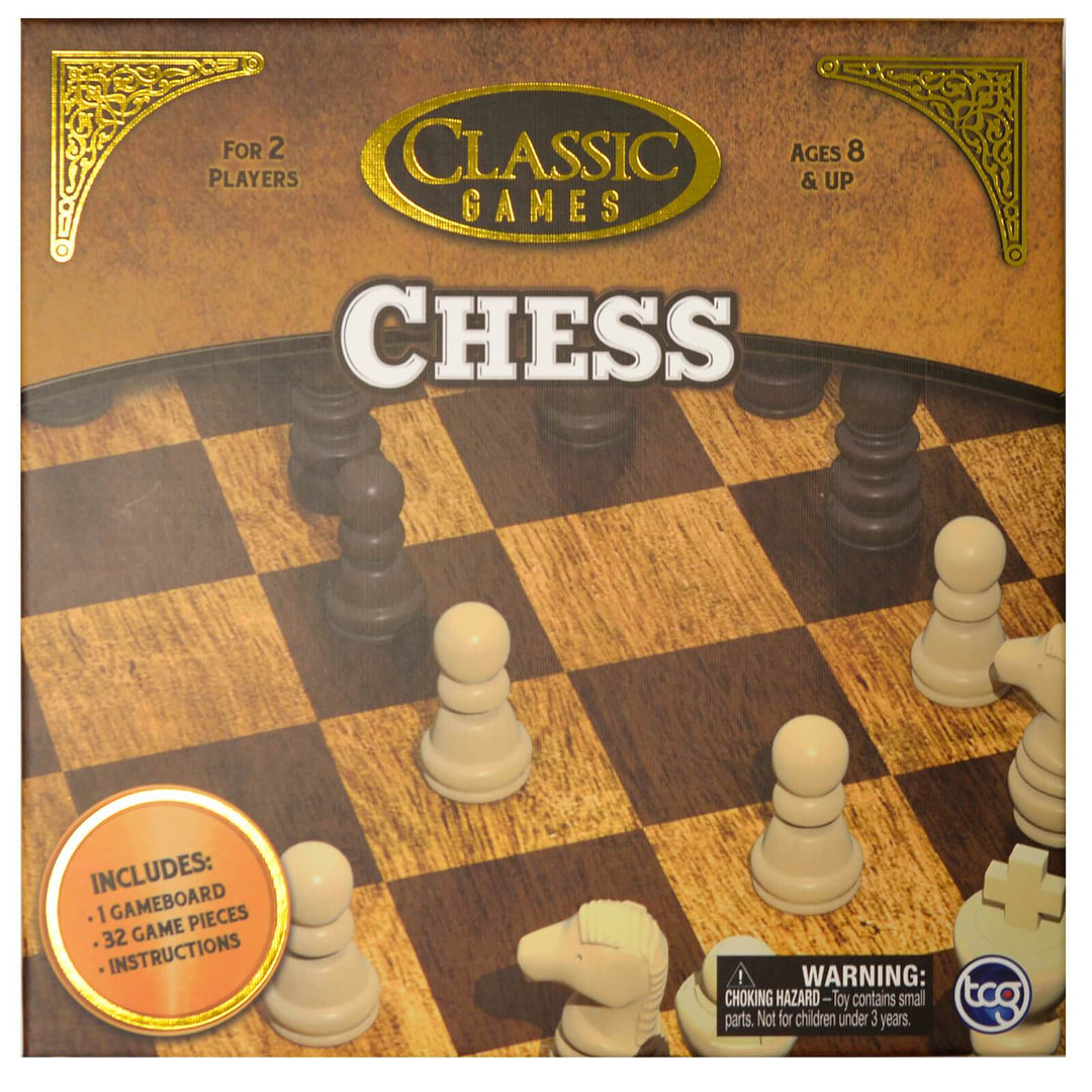 Classic Board Game Strategy Skills 2 Players Age 6+ Chess