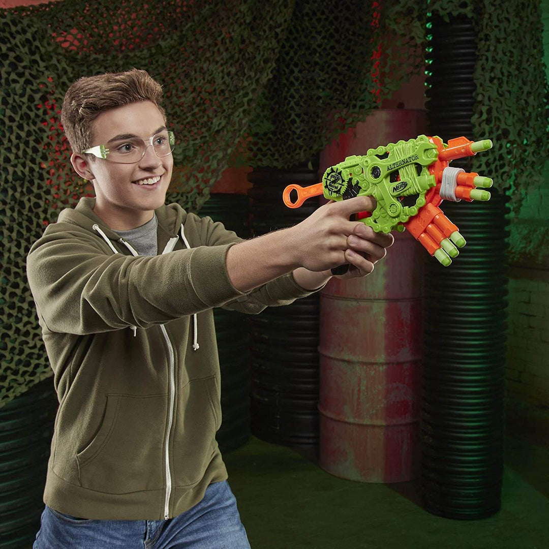 Nerf Zombie Strike Alternator Dart Blaster Fires 3 Ways 27cm