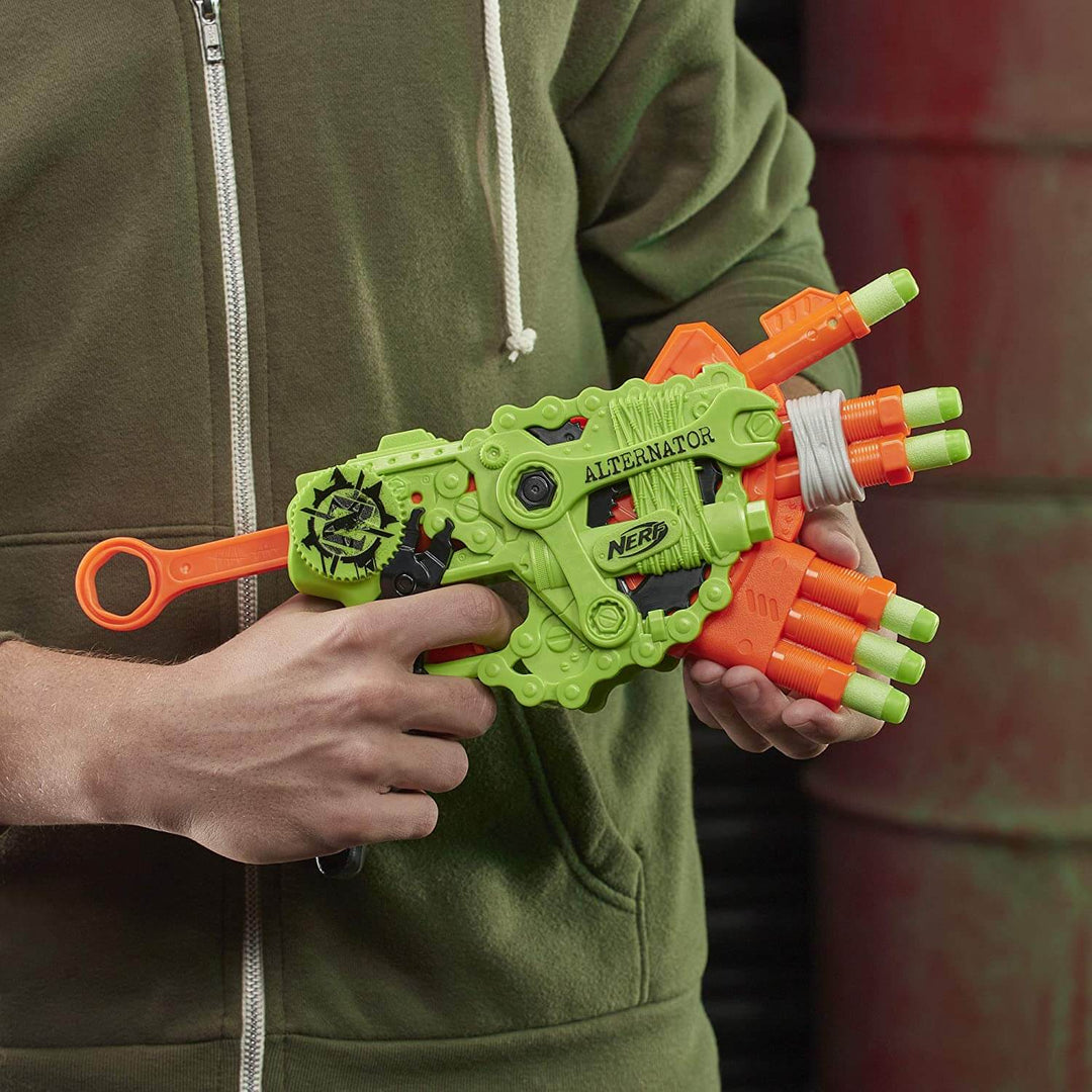 Nerf Zombie Strike Alternator Dart Blaster Fires 3 Ways 27cm