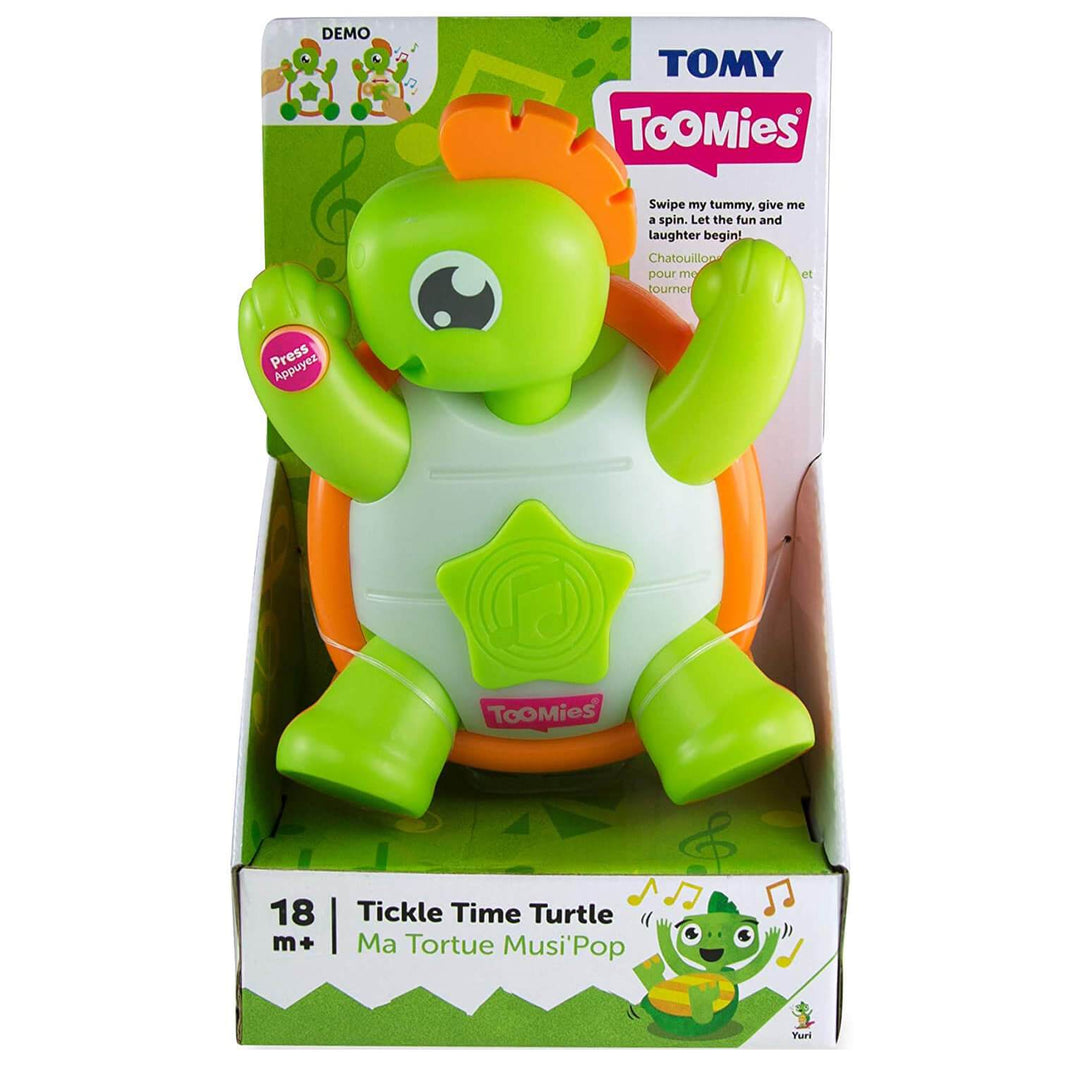 Tomy Toomies Tickle Time Turtle Yuri Music Sounds Spinning 18m+