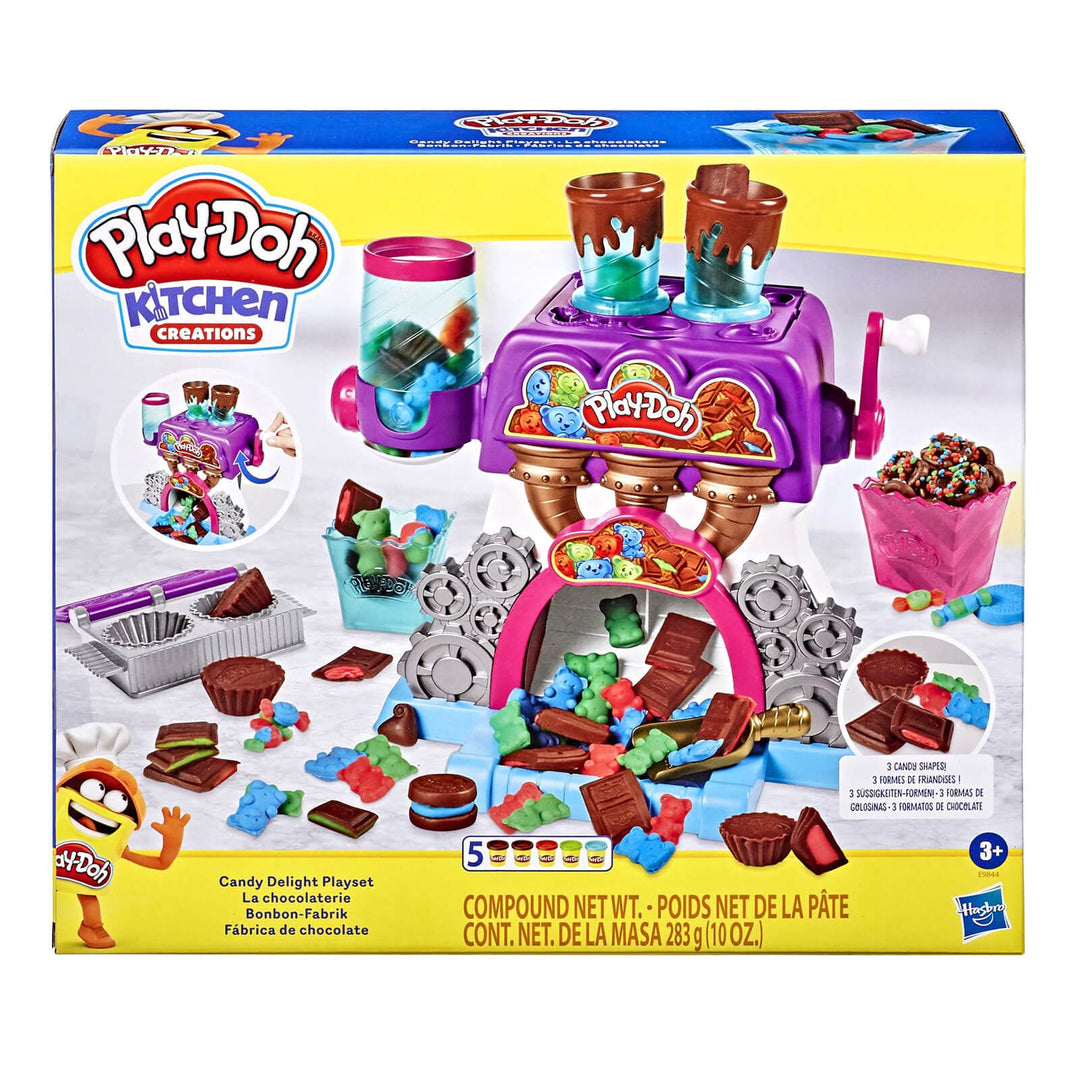 Play-Doh Candy Delight Playset Interactive Sweet Maker 13 Piece