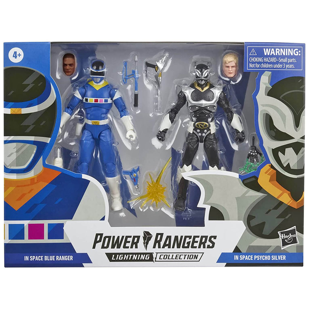 Power Rangers Lightning Collection Battle Pack 2 x Figures 15cm Blue Ranger