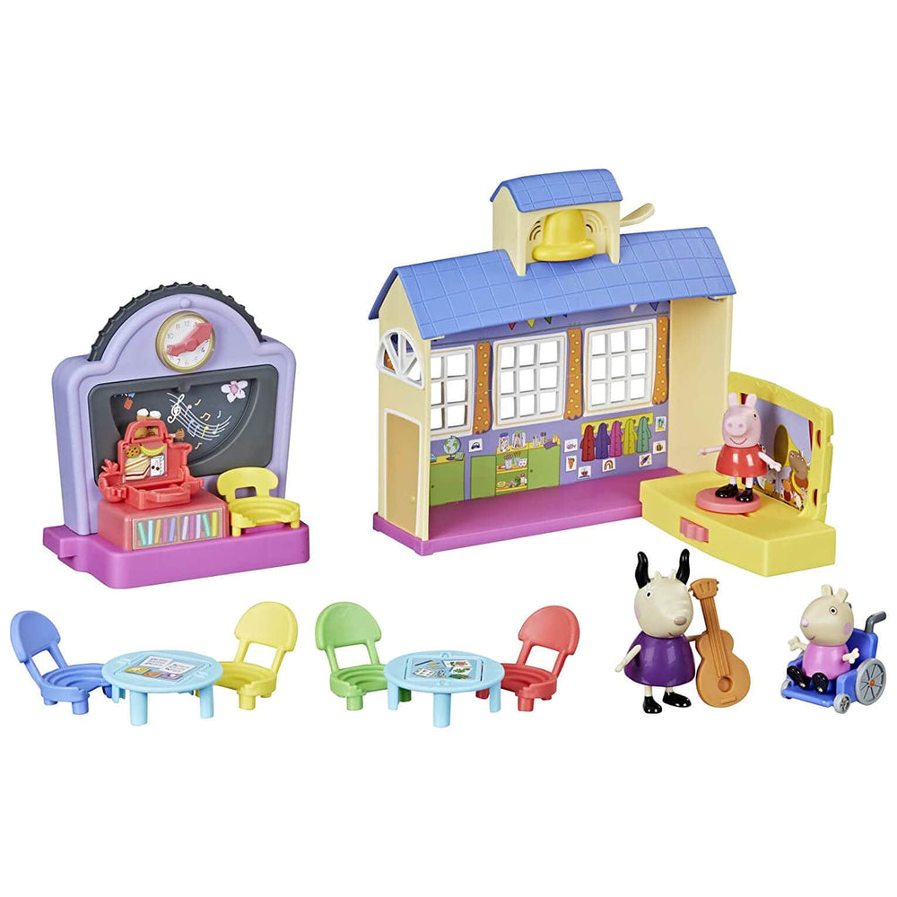 Peppa Pig Peppa's School Playgroup Interactive Playset 15 Pieces