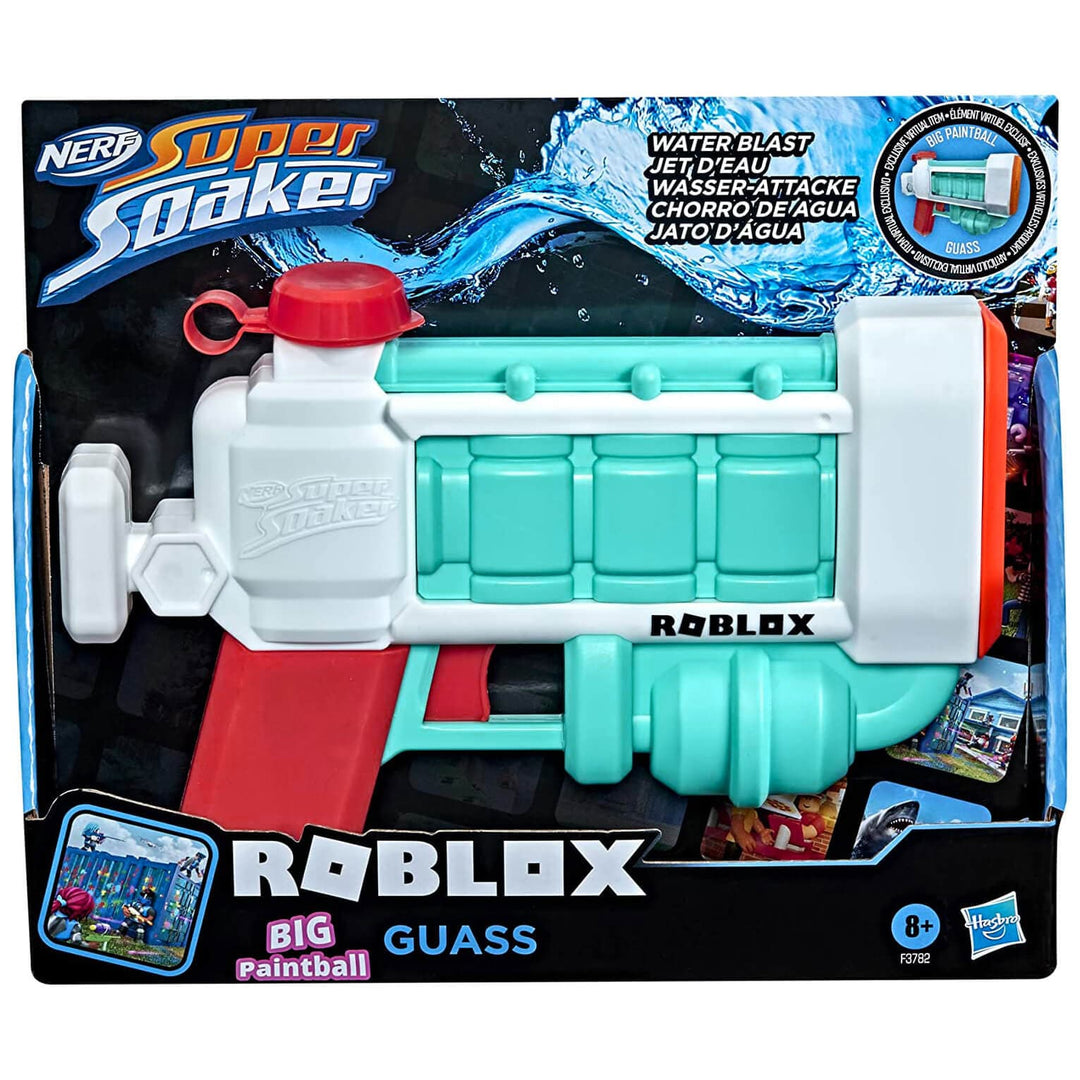 Nerf Super Soaker Roblox Big Paintball Water Blaster 22cm