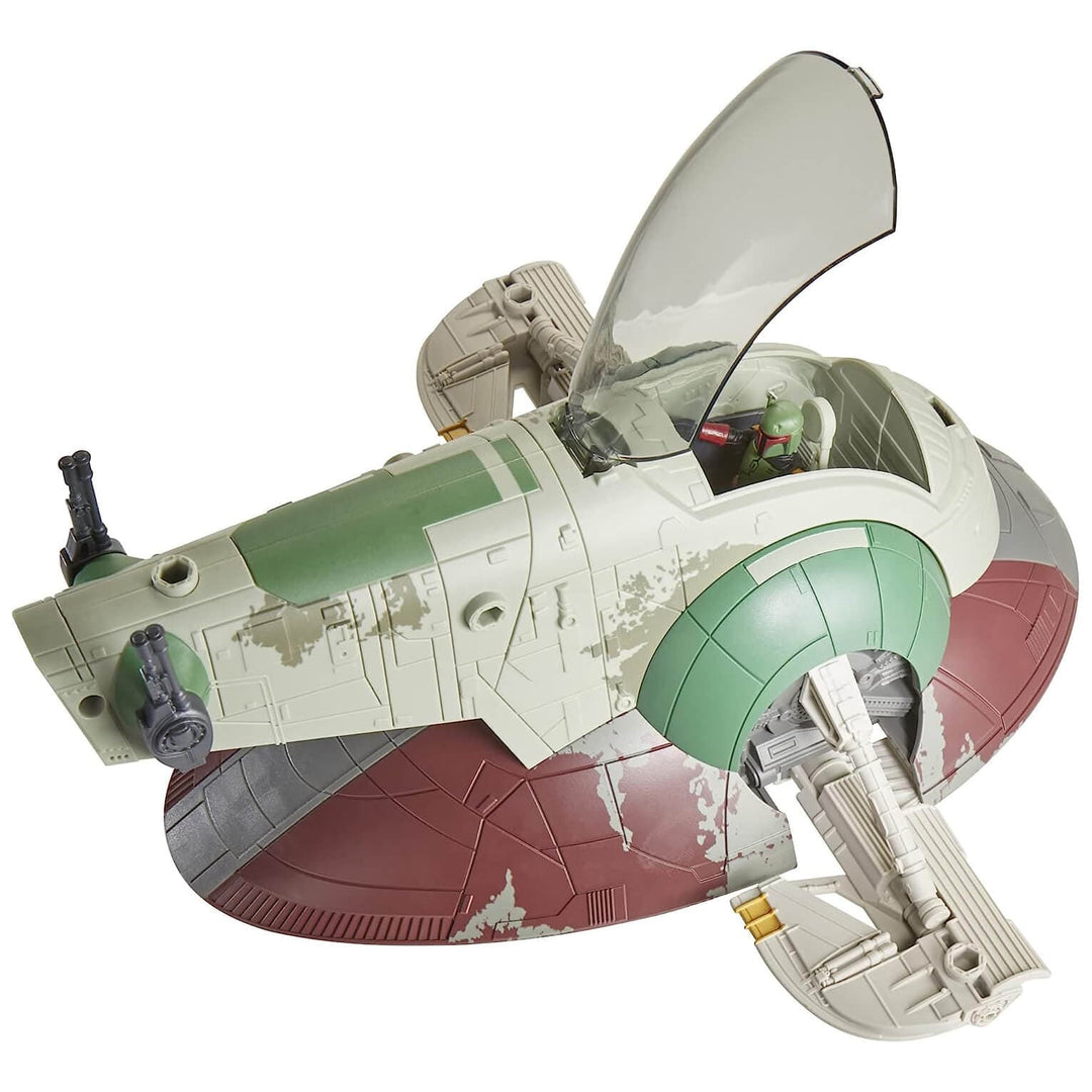 Star Wars Mission Fleet Firespray Starship Boba Fett Figure Set