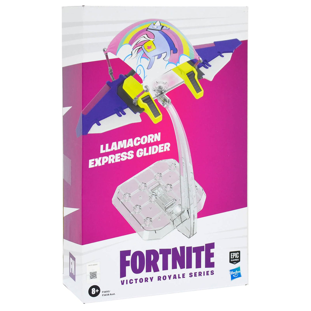 Fortnite Model Glider With Display Stand Victory Royale 15cm Llamacorn