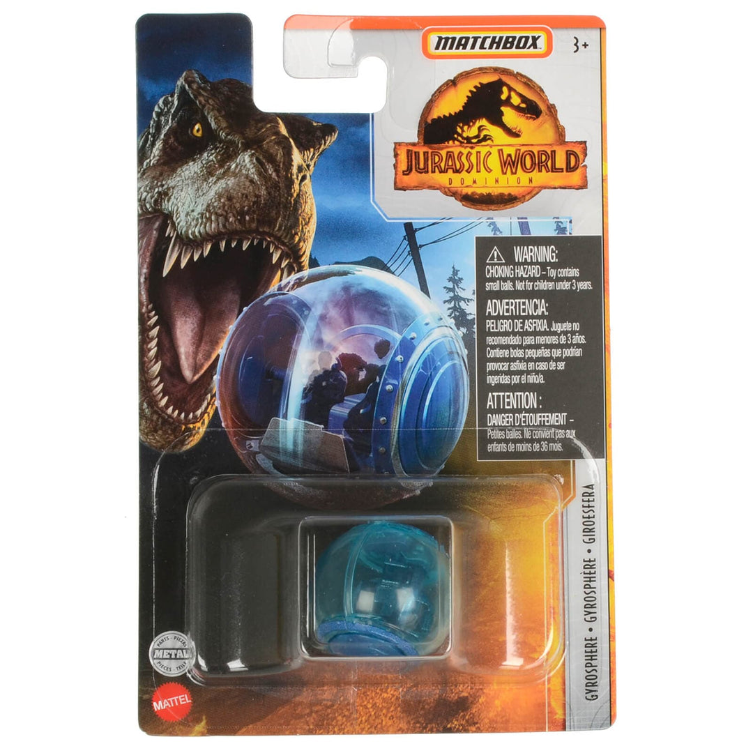 Matchbox Jurassic World Vehicles Die-Cast Car Truck 1:64 Gyrosphere