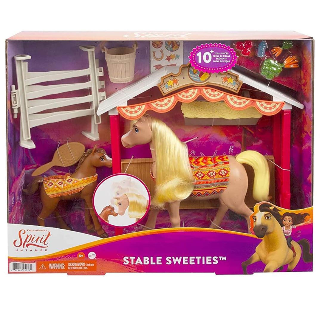 Spirit Untamed Stable Sweeties Playset Horse Foal Accessories