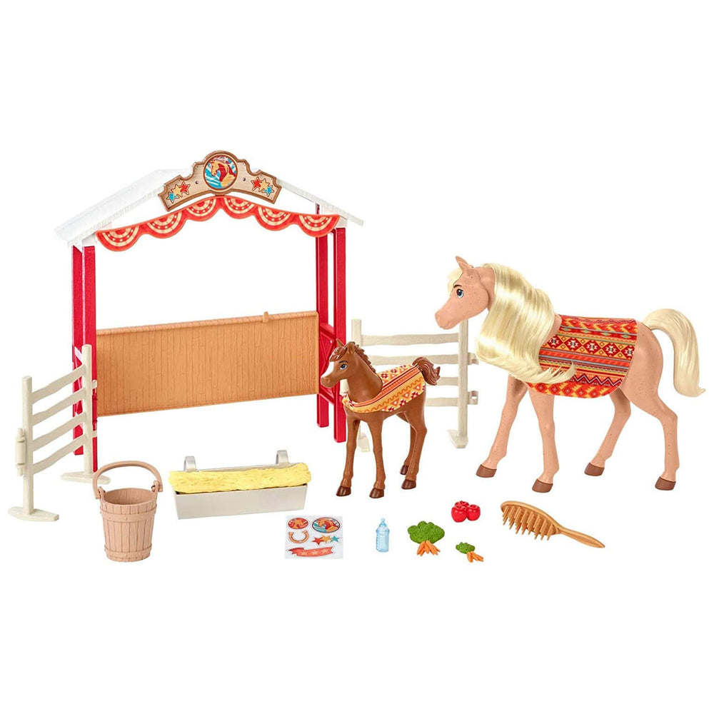 Spirit Untamed Stable Sweeties Playset Horse Foal Accessories