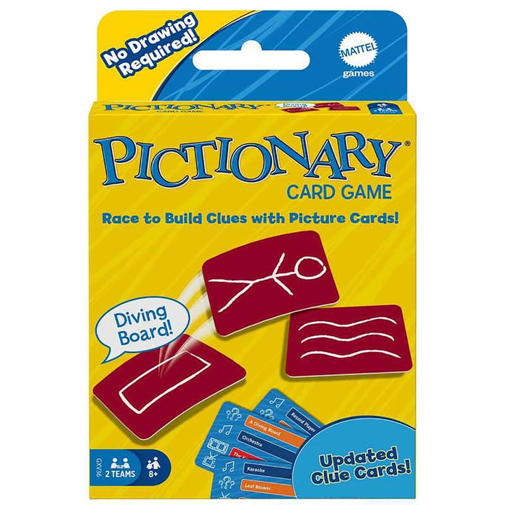 Pictionary Card Game Picture Clue Cards Family Fun Age 8+