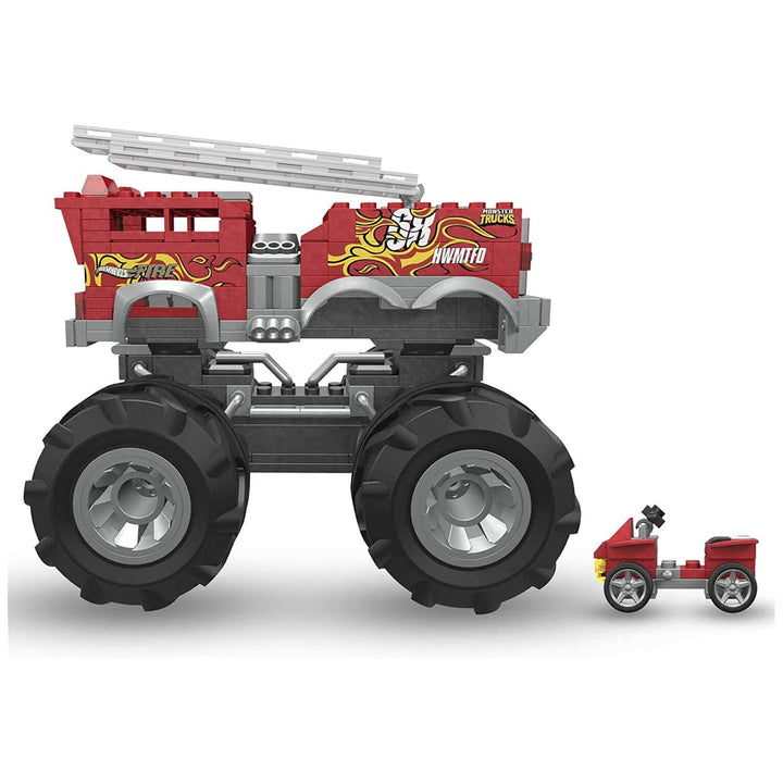 Mega Hot Wheels Monster Trucks 5 Alarm Fire Truck 284 Pieces