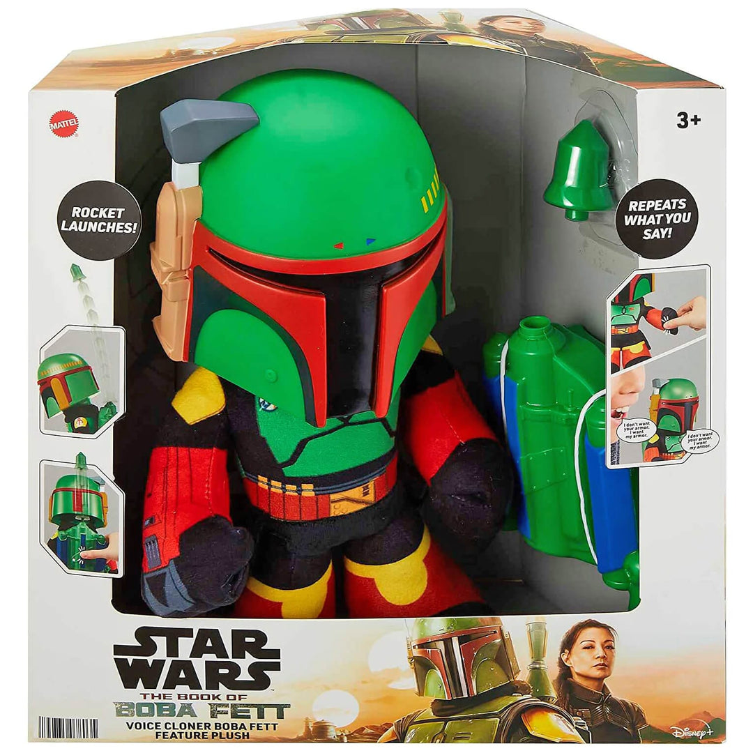 Star Wars Voice Cloner Boba Fett Interactive Plush Figure 30cm