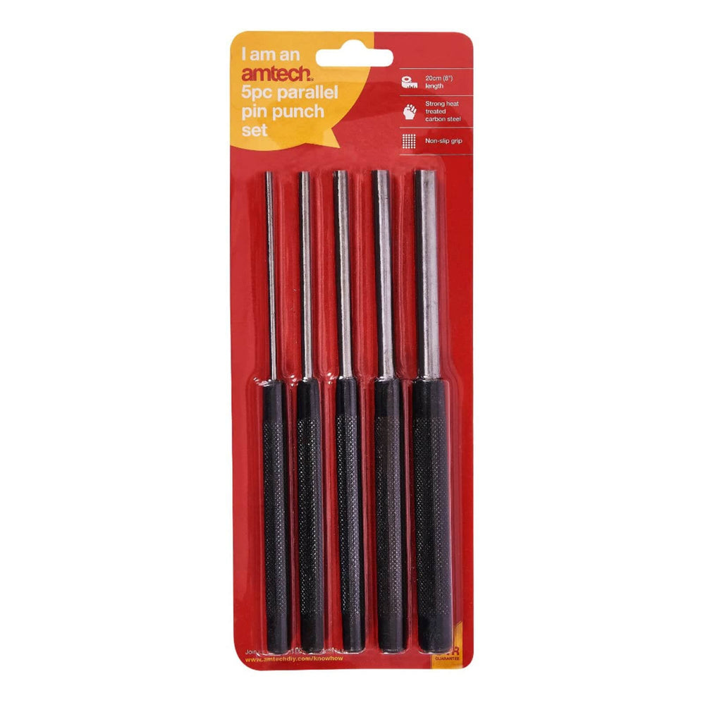 Amtech 5 Piece Parallel Pin Punch Set