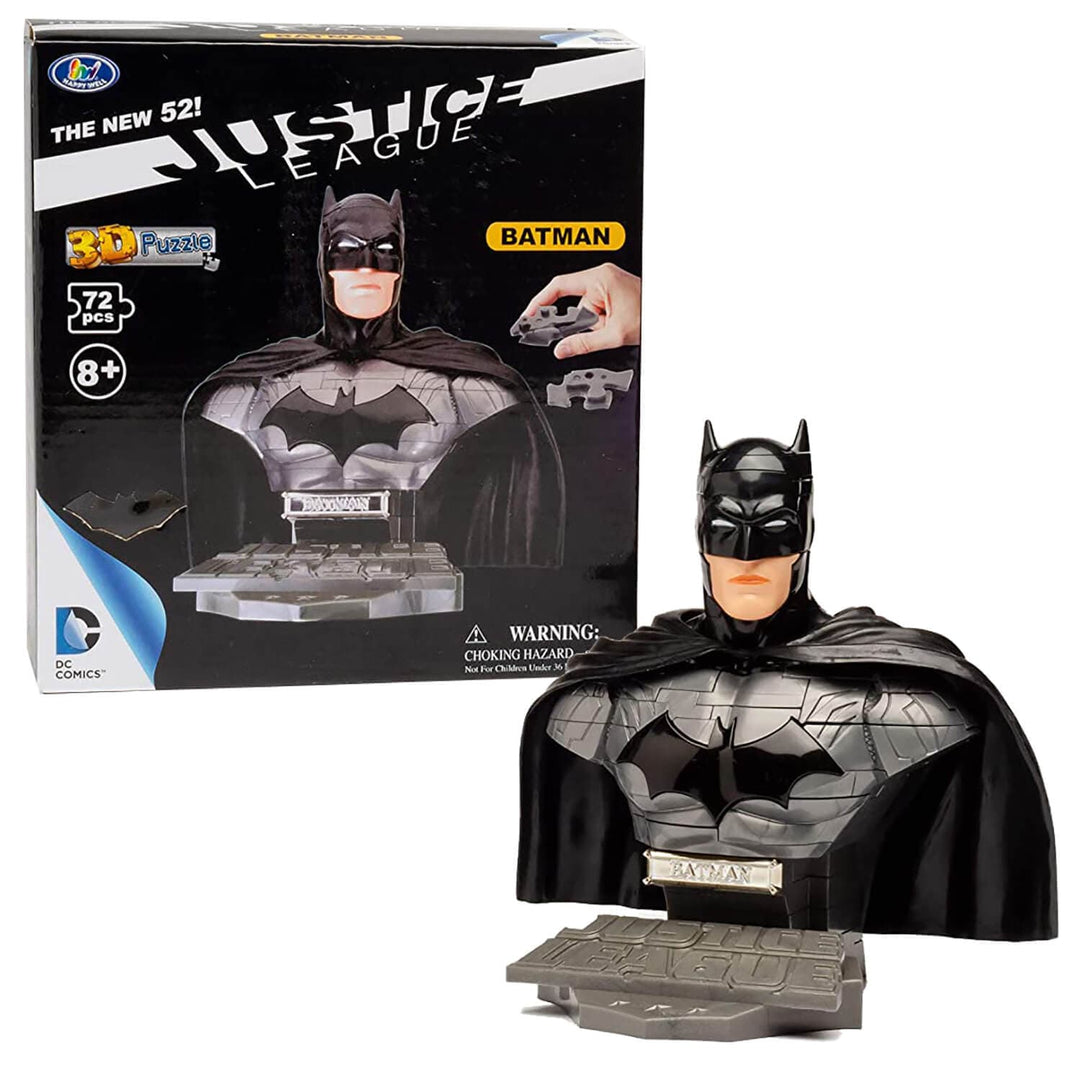 3D Jigsaw Puzzle DC Comics Superhero 72 Plastic Pieces Age 8+ Batman