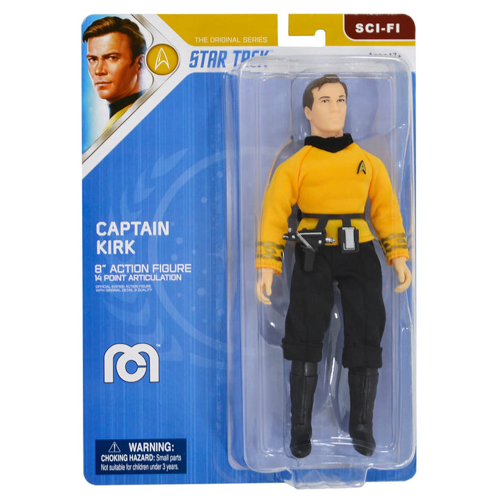 Mego Star Trek 8" Action Figure Fabric Clothing Fully Poseable Captain Kirk