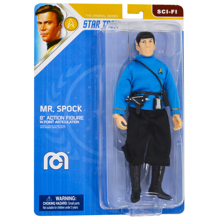 Mego Star Trek 8" Action Figure Fabric Clothing Fully Poseable Mr Spock