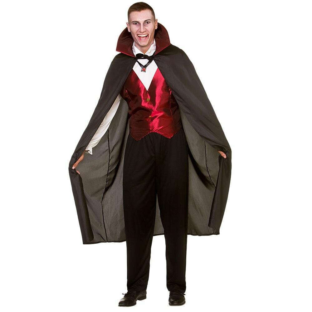 Classic Vampire Mens Fancy Dress Costume Dracula Halloween S