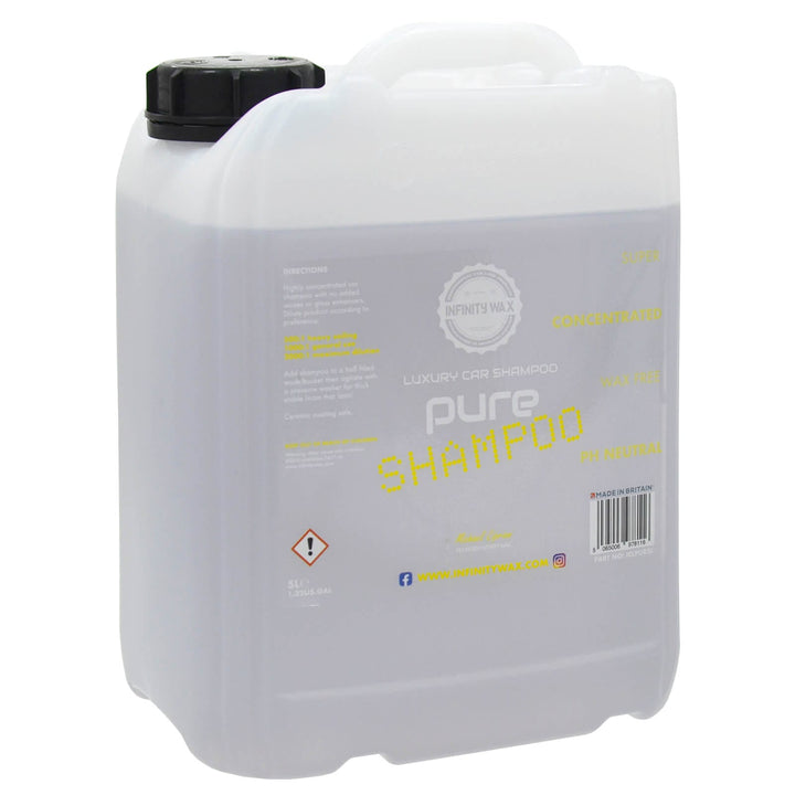 Pure Shampoo Luxury Car Wash Cleaning Wax Free PH Neatral 5L