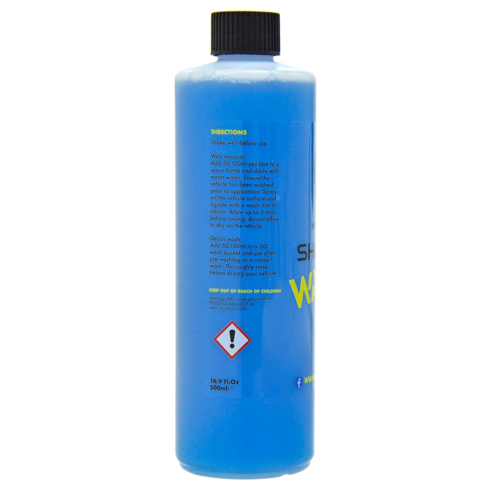 Wax Off Stripping Shampoo Powerful Fast Acting Car Wash 500ml