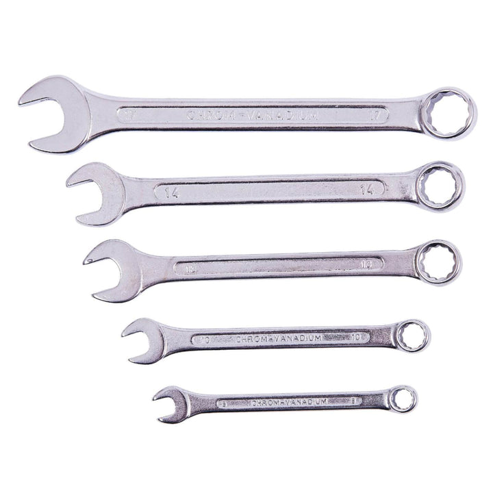 Amtech 5 PIece Combination Spanner Set Storage Rack