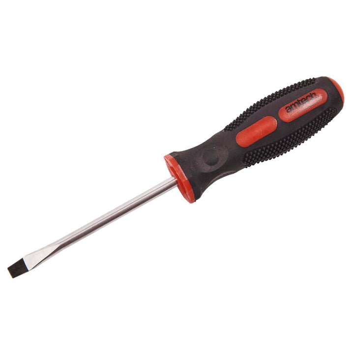 Amtech Slotted 6mm Screwdriver 100mm Soft Grip