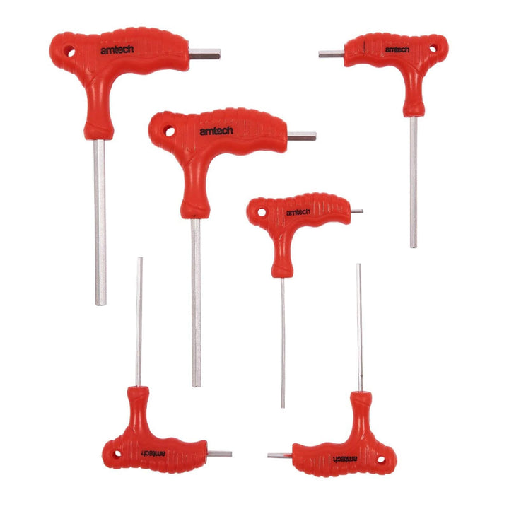 Amtech 6 Piece T-Handle Hex Key Set