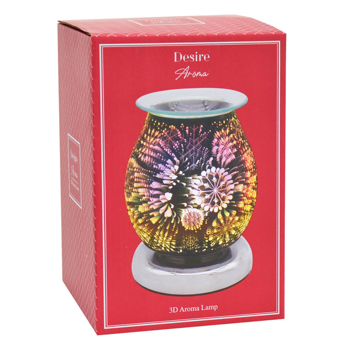 Christmas 3D Aroma Lamp Wax Melt Oil Warmer Light 15cm