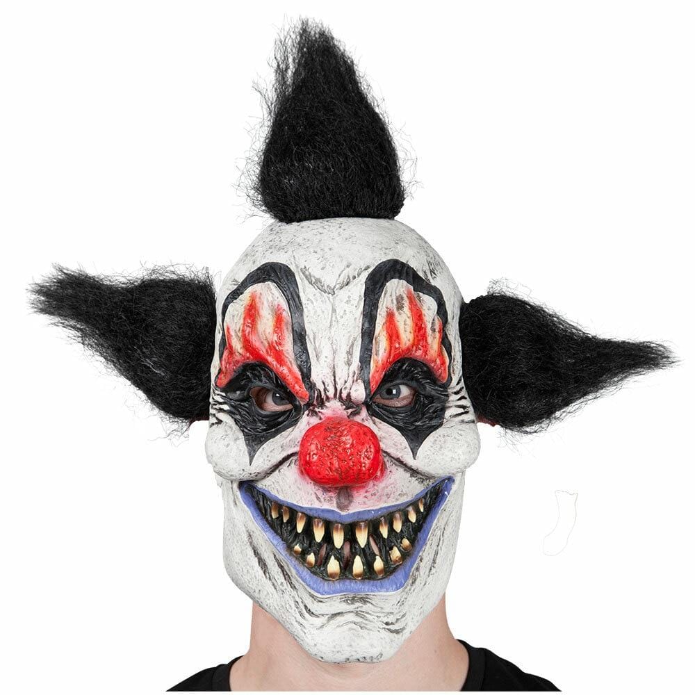 Crazy Clown Mask Adults Halloween Fancy Dress Horror Face