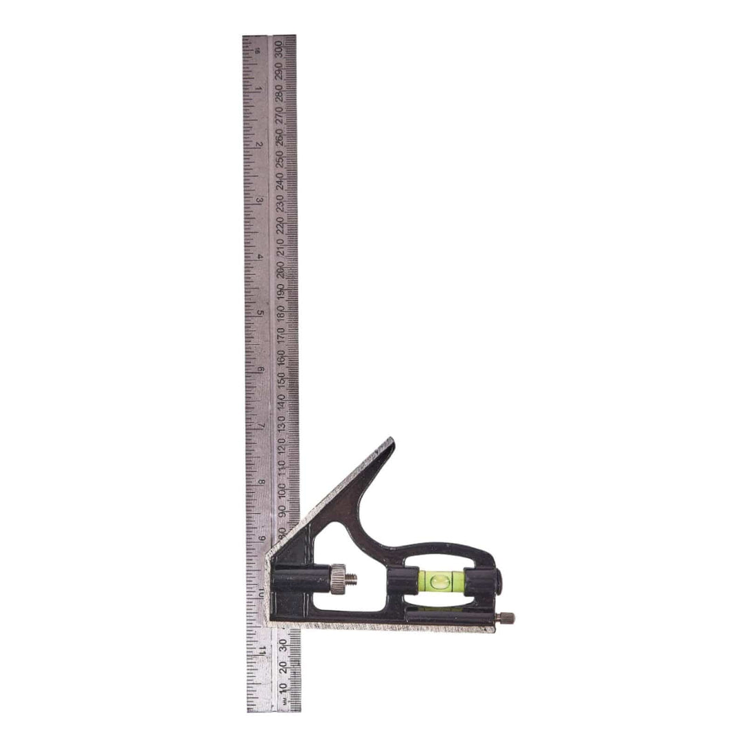 Amtech 12" Combination Square With Spirit Level