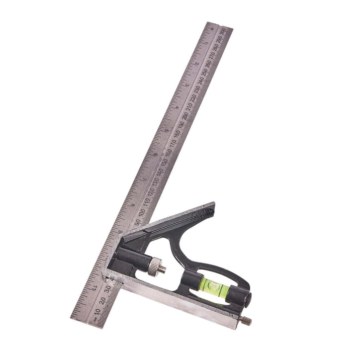 Amtech 12" Combination Square With Spirit Level