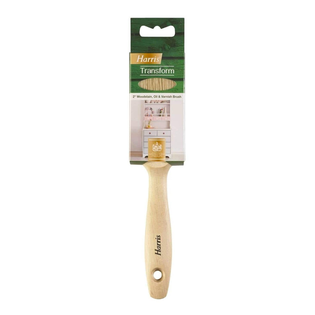 Harris Transform Woodstain Oil Varnish Brush Wooden Furniture Care 2"