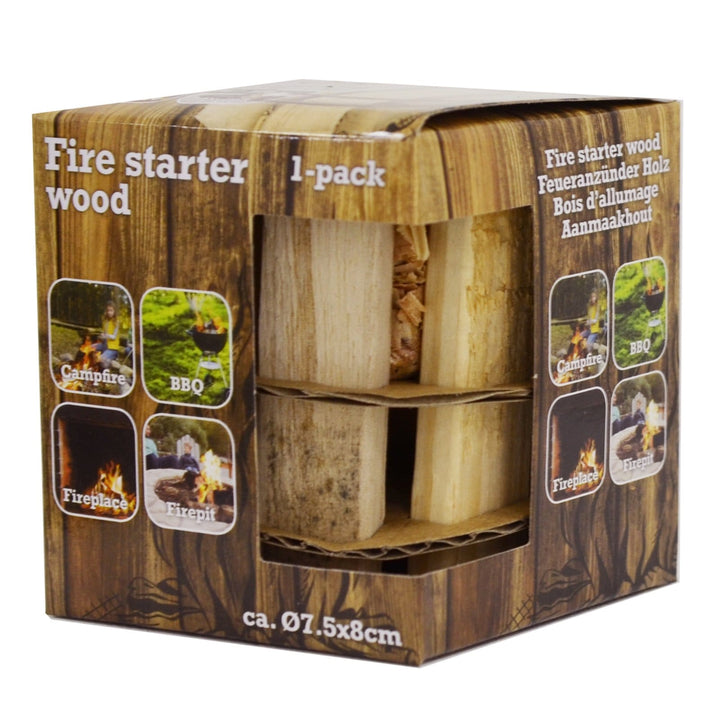 Fire Wood Starter Lighter Single Pack Kindling BBQ Firepit